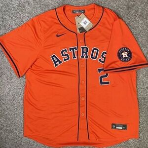 Nike Houston Astros MLB Baseball Jersey Alex Bregman Men’s Large